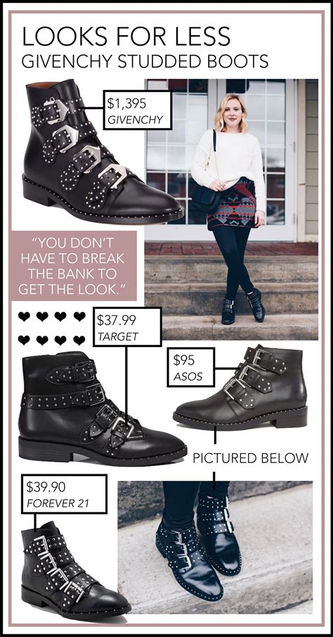 givenchy studded ankle boots dupe|Givenchy Buckled Bootie Dupes .